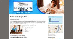 Desktop Screenshot of middlehopemotel9w.com