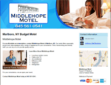 Tablet Screenshot of middlehopemotel9w.com